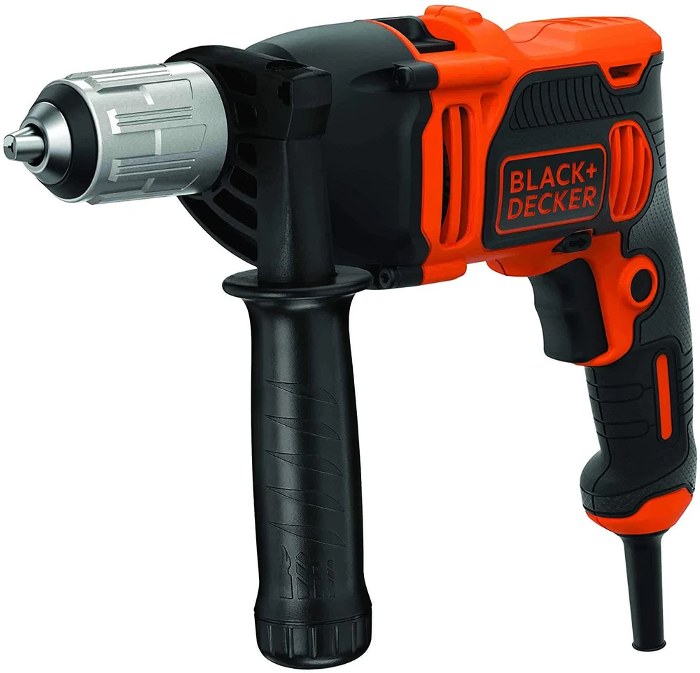 Black & Decker Juodas & Decker Smūginis gręžtuvas BEH850-QS 850W| Rechts-/Linkslauf 13mm SSBF