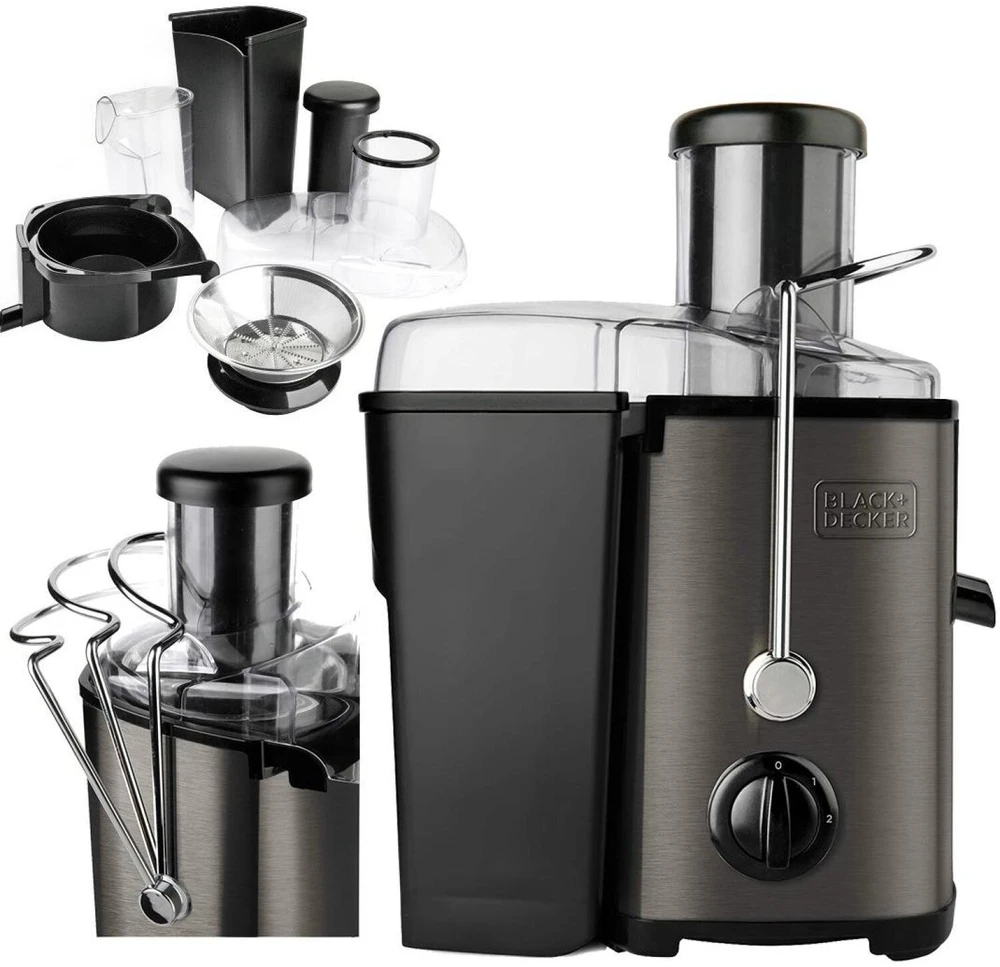 Black & Decker Juodas & Decker Sulčiaspaudė - Juodas & Decker BXJE600E 600 W Juoda
