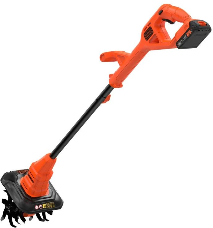 Black & Decker Juodas & Decker BETL1820L-QW mini tiller Electric mini tiller Baterija