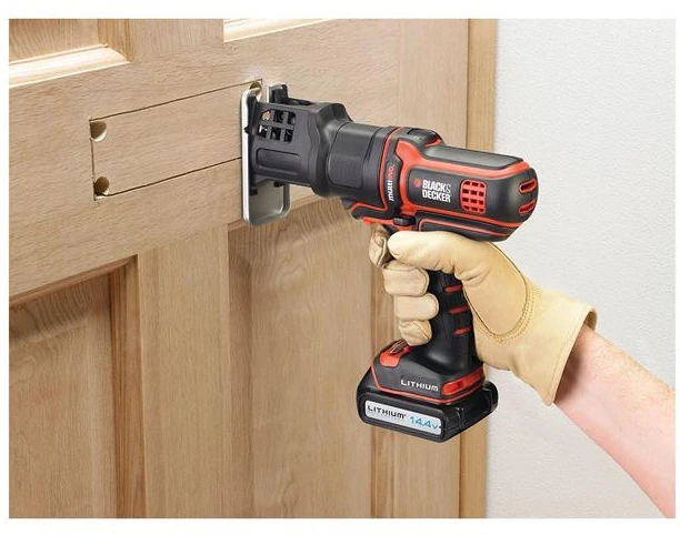 Black & Decker Juodas & Decker MULTIEVO siaurapjūklio galvutė + 5 Juodas & Decker peiliukai [MTJS1-XJ]