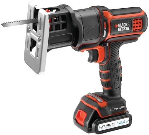 Black & Decker Juodas & Decker MULTIEVO siaurapjūklio galvutė + 5 Juodas & Decker peiliukai [MTJS1-XJ]