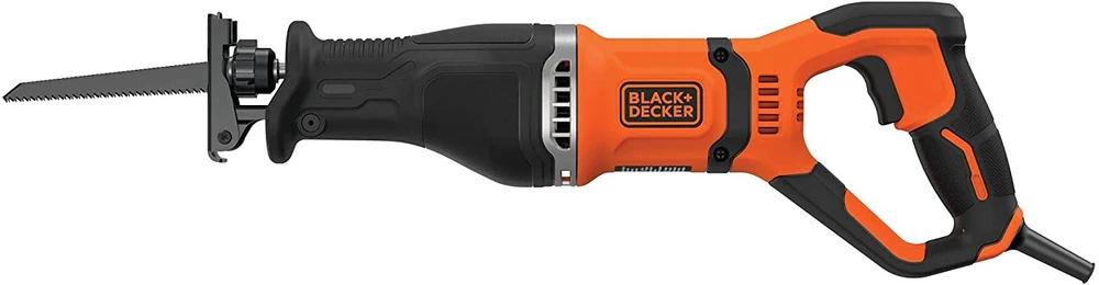Black & Decker Juodas & Decker Tiesinis pjūklas Juodas & Decker BES301-QS; 750 W