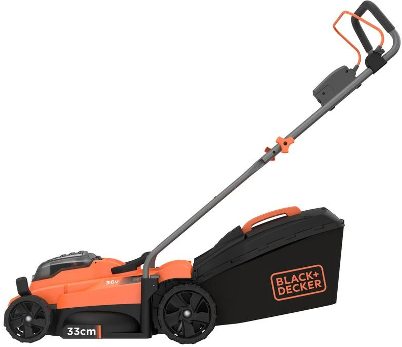 Black & Decker Juodas & Decker BD AKU vejapjovė. 2x18V / 33cm