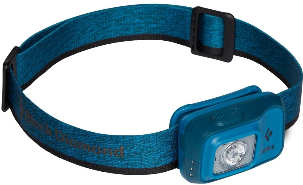 Black Diamond Juodas Diamond Juodas Diamond Astro 300-R Mėlyna Headband prožektorius