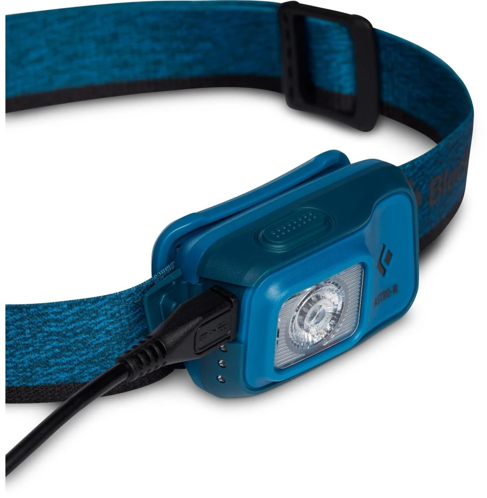Black Diamond Juodas Diamond Juodas Diamond Astro 300-R Mėlyna Headband prožektorius