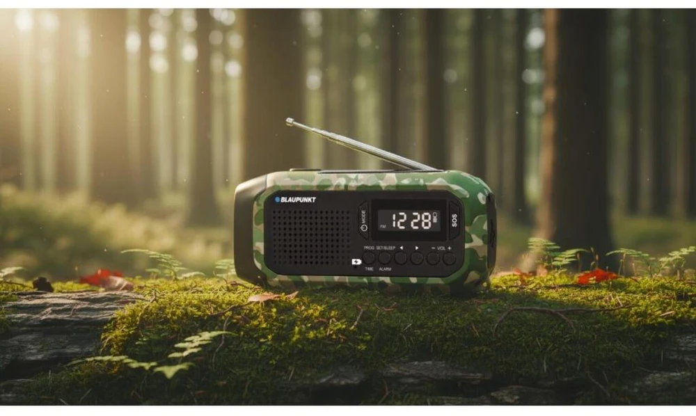 Radio alarmowe BLAUPUNKT ER20GC, žalias camo