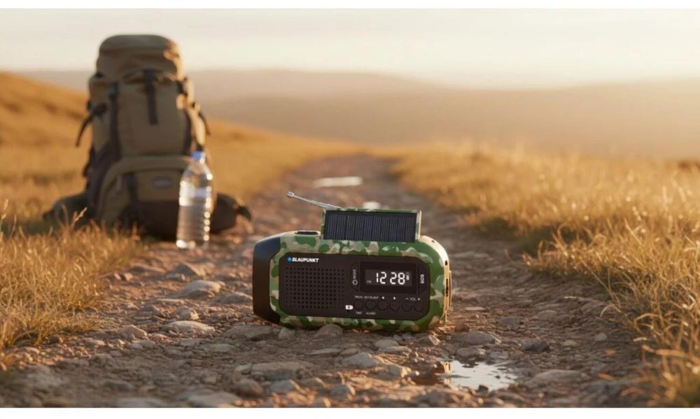 Radio alarmowe BLAUPUNKT ER20GC, žalias camo
