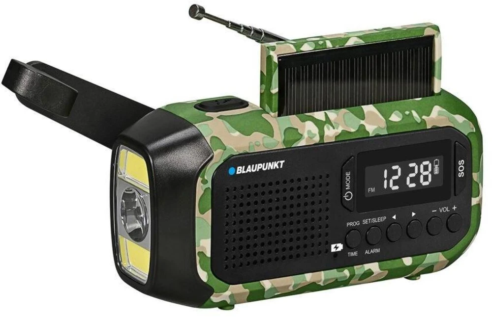 Radio alarmowe BLAUPUNKT ER20GC, žalias camo