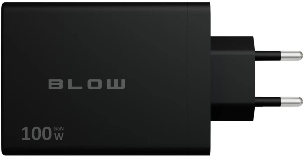 Blow Sieninis įkroviklis USB-Cx4 PD 100W GAN juodas