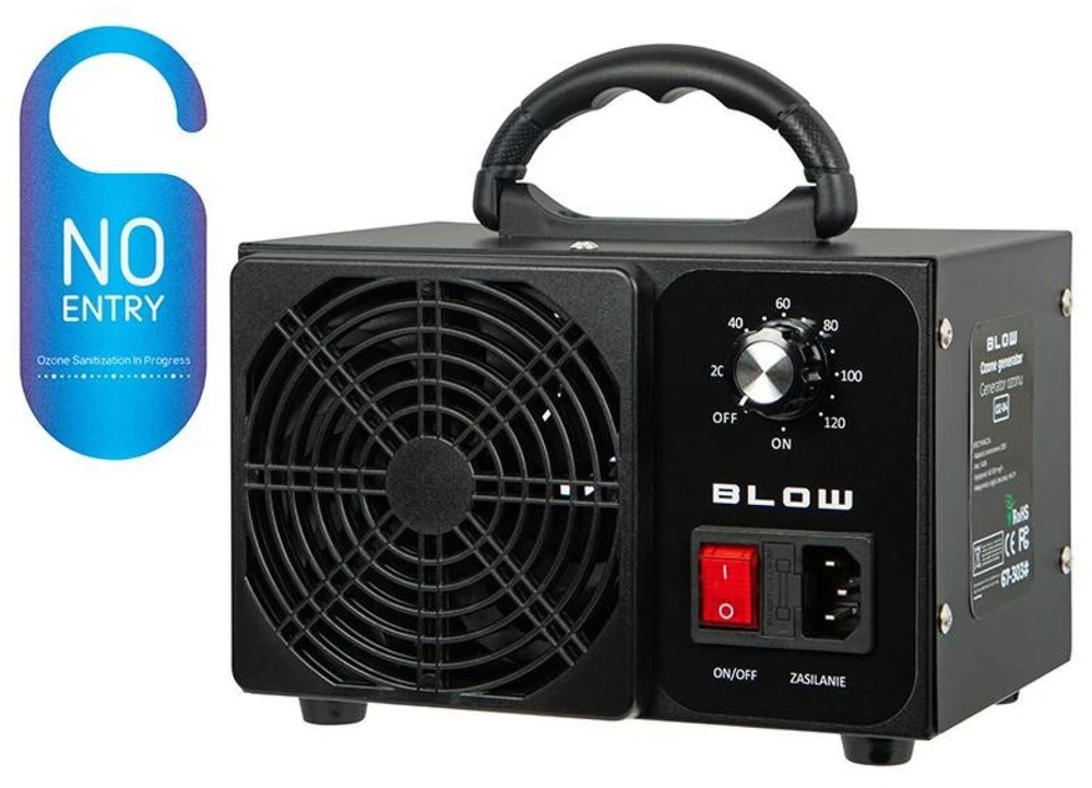 Ozono generatorius BLOW OZ-04 juodas ozonatorius 60 000 mg/h 140W