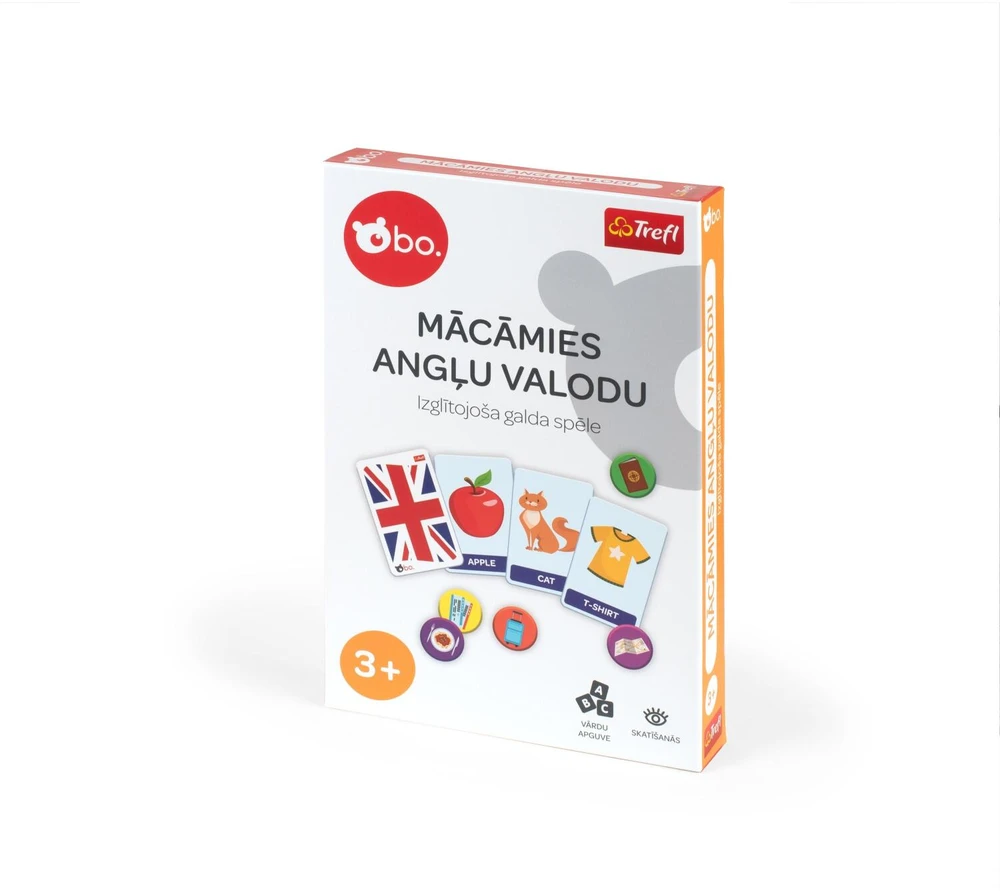 BO Izglītojošā galda spēle "Mācāmies angļu valoda" (Latviešu val.)