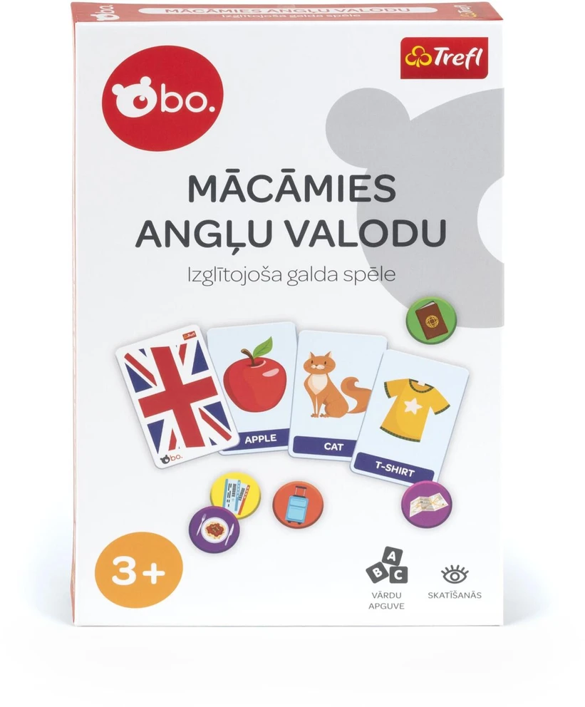 BO Izglītojošā galda spēle "Mācāmies angļu valoda" (Latviešu val.)