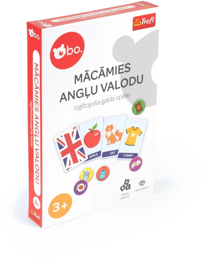 BO Izglītojošā galda spēle "Mācāmies angļu valoda" (Latviešu val.)