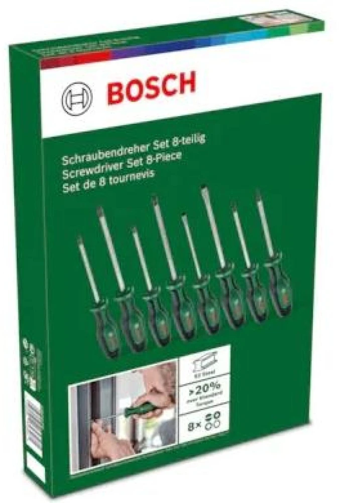 Atsuktuvų komplektas Bosch 1600A02BX8; 8 vnt.