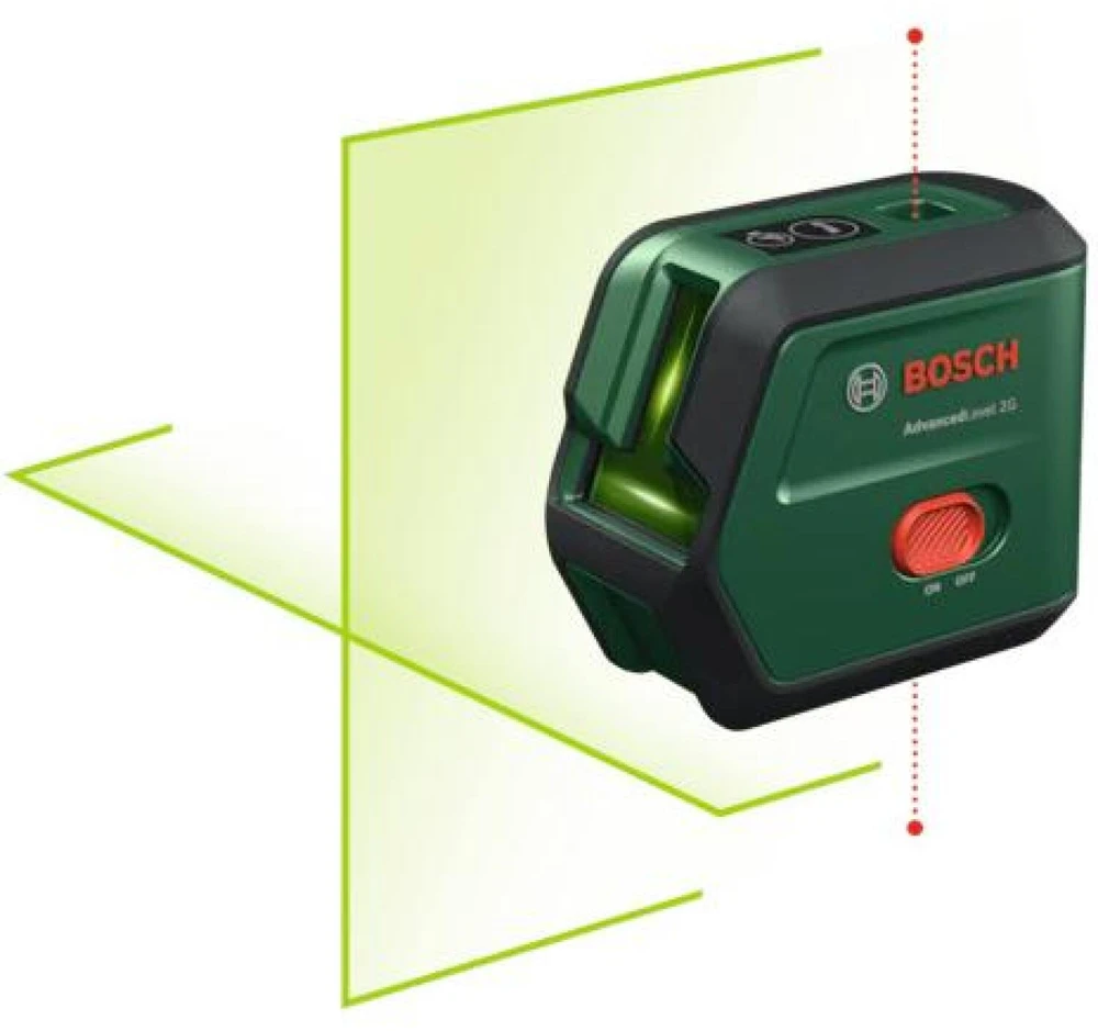 Kryžminis lazerinis nivelyras Bosch AdvancedLevel 2G
