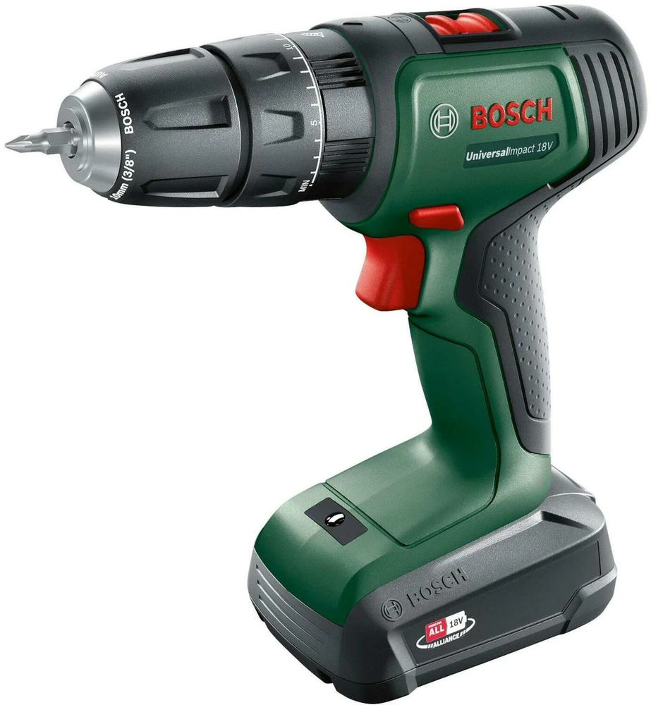 Akku-Bohrschrauber mit Zubehör Bosch UniversalImpact 18V