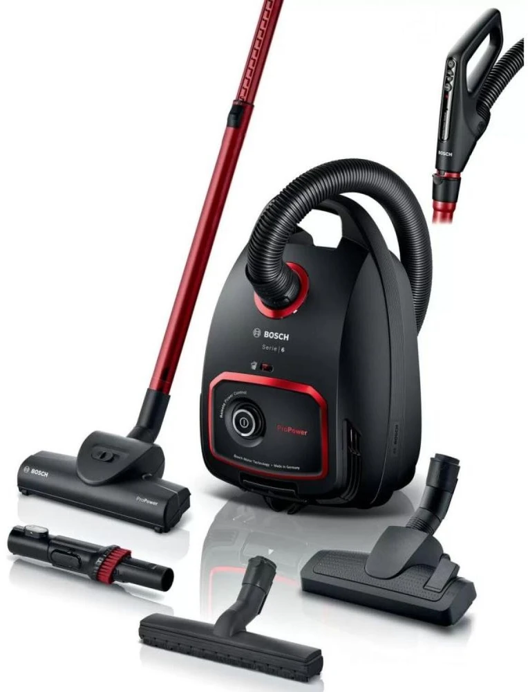 Dulkių siurblys Bosch BGL6POW2 Serie | 6 su maišeliu, ProPower, juodas