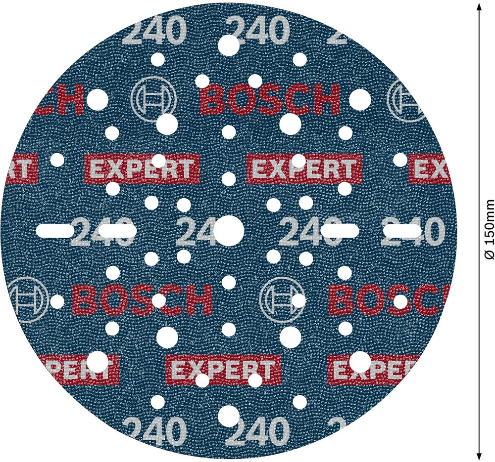 Bosch Fol. šlif. disk O780,50 EXPERT, 150 mm, G240