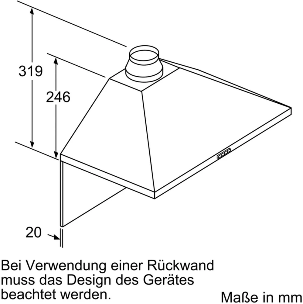 Gartraukis Bosch Bosch DWP66BC50 series - 2, extractor hood (stainless steel)