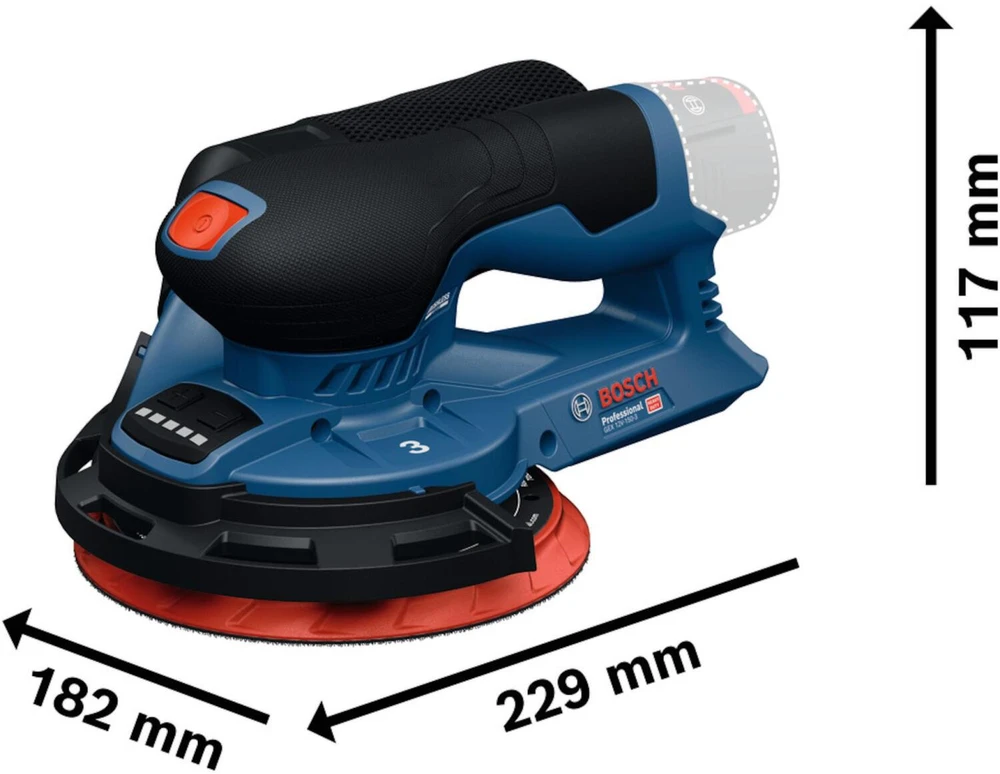 Bosch GEX 12V-150-3 Solo,CT