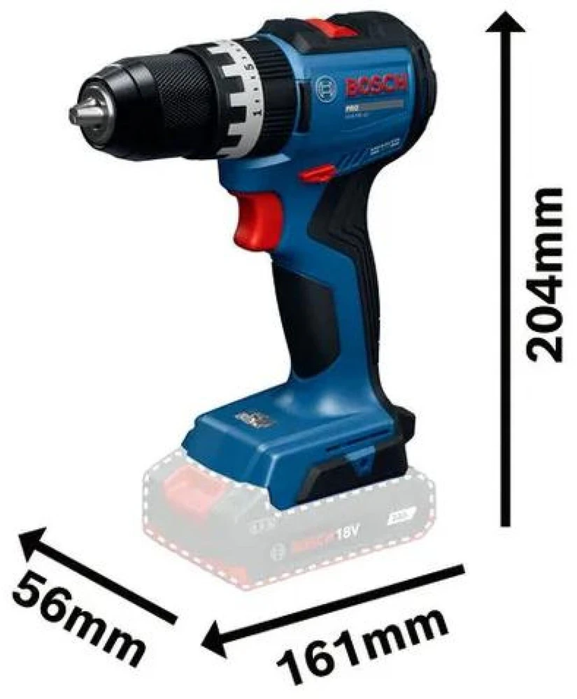 Bosch GSB18V-52 Solo, LB