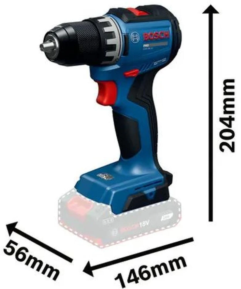 Bosch GSR18V-52 Solo, LB