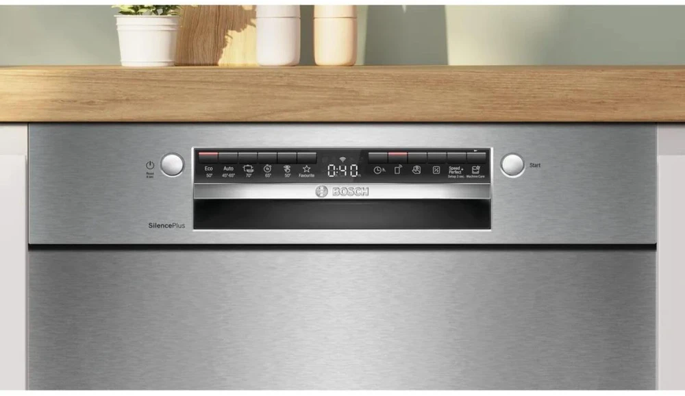 Bosch SMU4EVS08E Serie 4 Unterbau-Indaplovė EEK B 60cm Nerūdijantis plienas