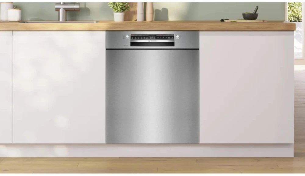 Bosch SMU4EVS08E Serie 4 Unterbau-Indaplovė EEK B 60cm Nerūdijantis plienas