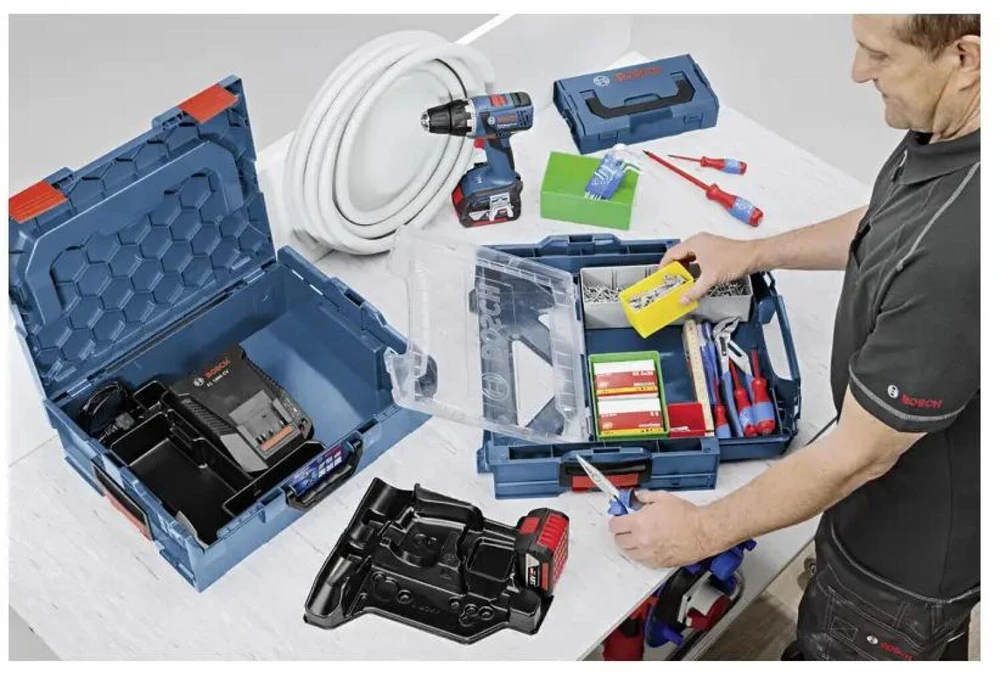 Bosch įrankių dėžės įdėklas 1600A03T4F, L-BOXX 238, GSA18V-280, juodas