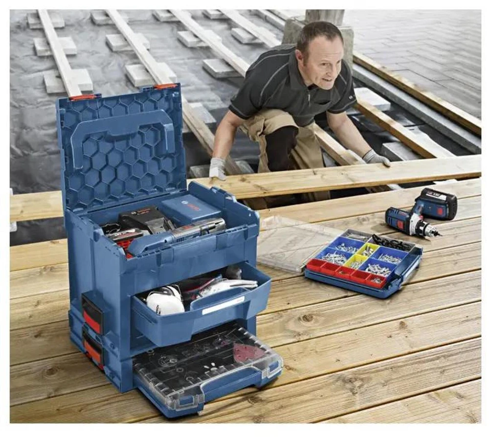 Bosch įrankių dėžės įdėklas 1600A03T4F, L-BOXX 238, GSA18V-280, juodas