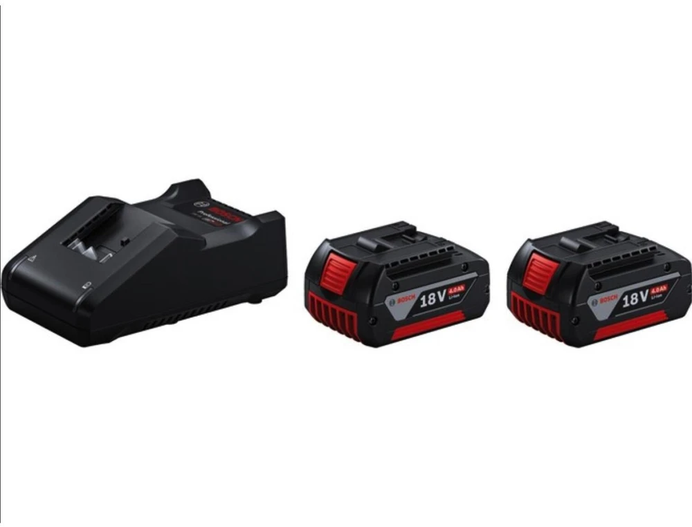Įrankių rinkinys Bosch 0615990N1U (GDX 180-LI + GWS 180-LI); 18V; 2x4,0 Ah akum.