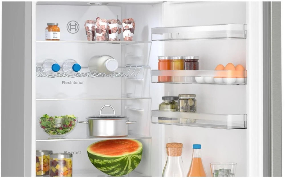 Šaldytuvas Bosch Serie 4 KGN39VIBT fridge-šaldiklis Freestanding 363 L B Nerūdijantis plienas