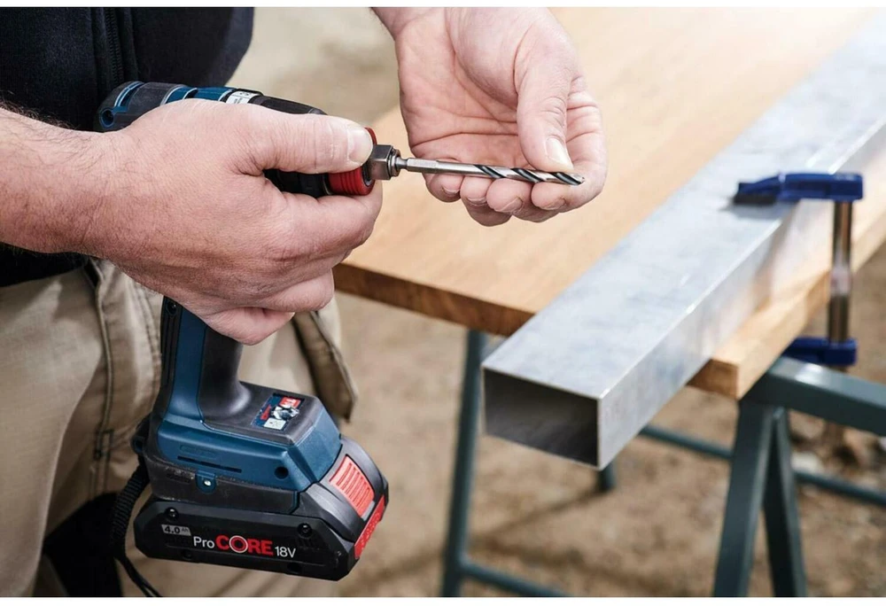 Grąžtas Bosch Sechskantbohrer 10 HSS PointTeQ Hex 6x57x98 10-tlg.