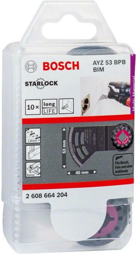BOSCH MT PIŁA DO CIĘCIA WGŁĘBNEGO RB AYZ53 /10vnt.