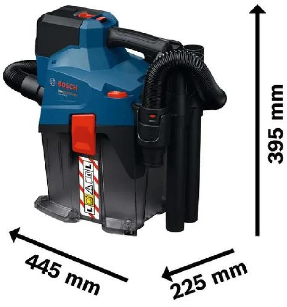 Akumuliatorinis dulkių siurblys BOSCH GAS 18V-6LS Solo