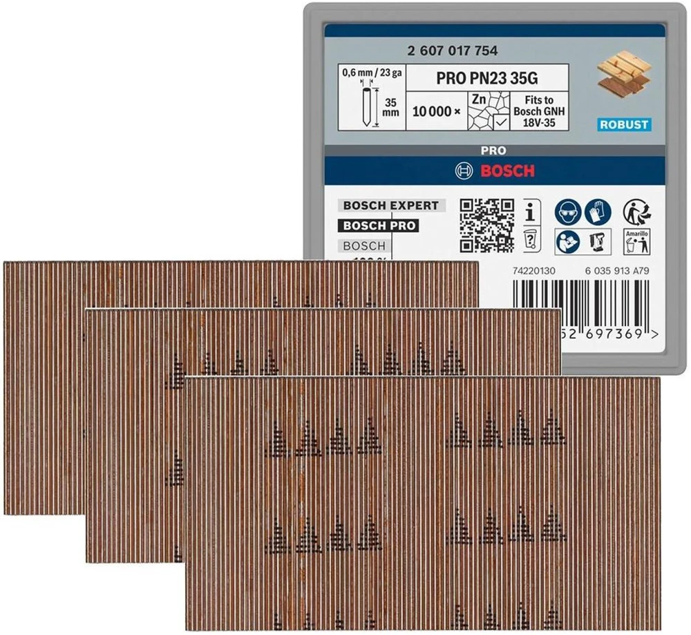 Bosch Vinutės, PRO PN23 G 0.6x35mm, 10000 gb.