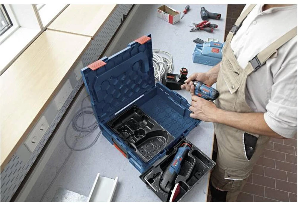 Įrankių komplektas Bosch 0615A5009G; 18 V; 2x5,0 Ah akum.