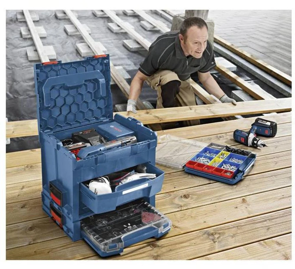 Įrankių komplektas Bosch 0615A5009G; 18 V; 2x5,0 Ah akum.