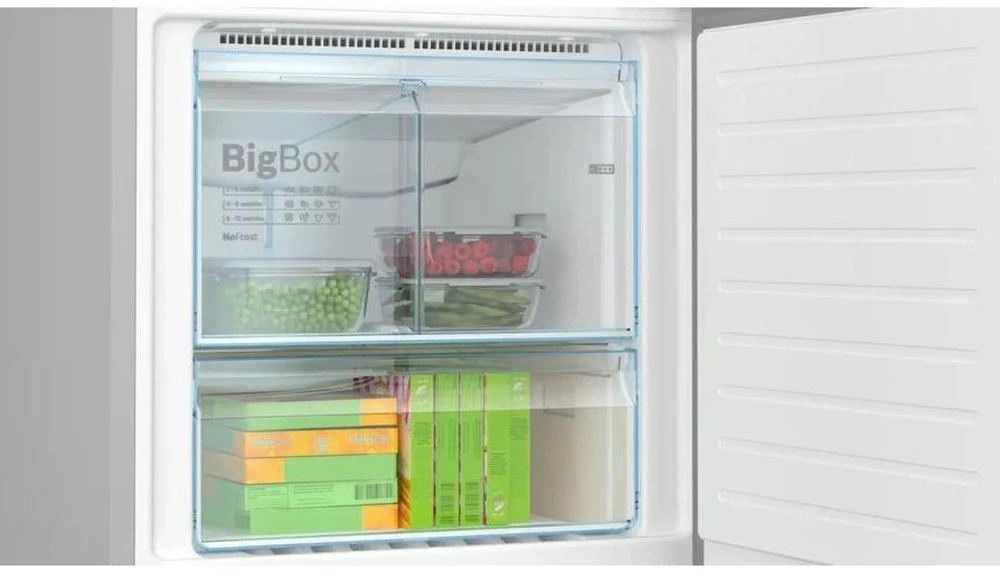 Šaldytuvas Bosch Serie 4 KGN56XLEB fridge-šaldiklis Freestanding 508 L E Nerūdijantis plienas
