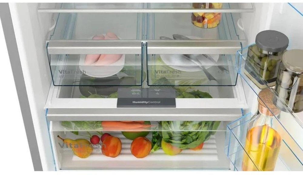 Šaldytuvas Bosch Serie 4 KGN56XLEB fridge-šaldiklis Freestanding 508 L E Nerūdijantis plienas