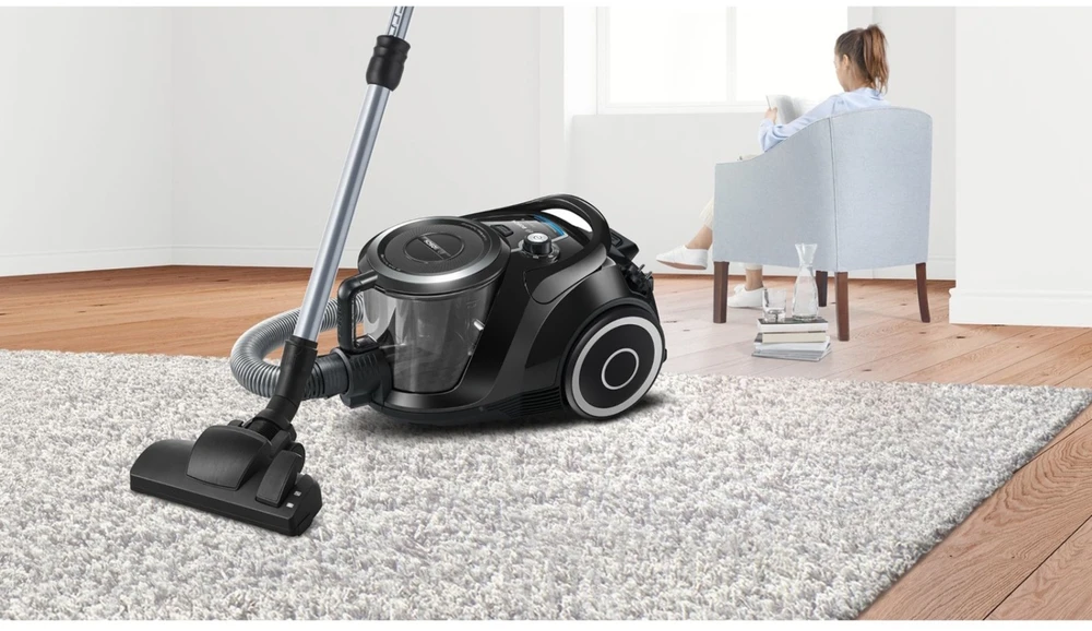 Dulkių siurblys Bosch Serie 6 BGC41XSIL, Bodenstaubsauger - juodas