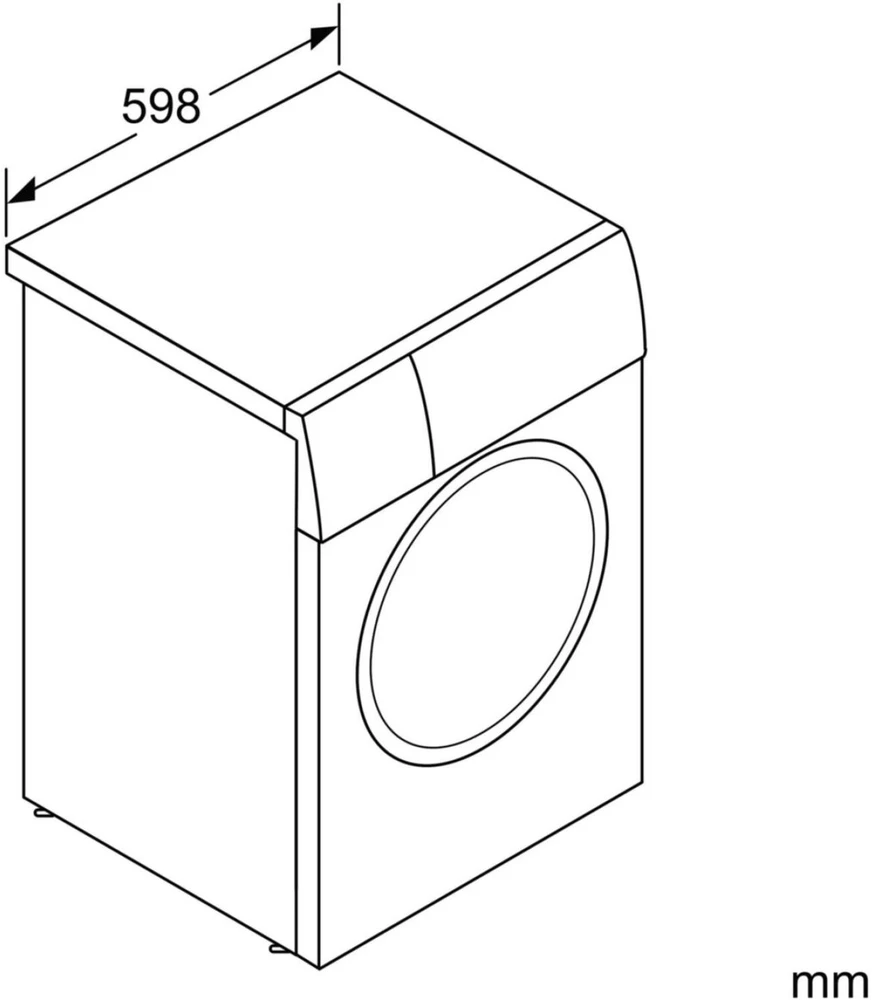Skalbimo mašina Bosch WGB244A40 8 serijos, 9 kg, 1400 aps./min.