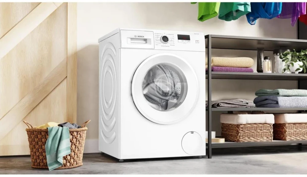 Skalbimo mašina Bosch WGE02420 Serie 2 (baltas, 60 cm)