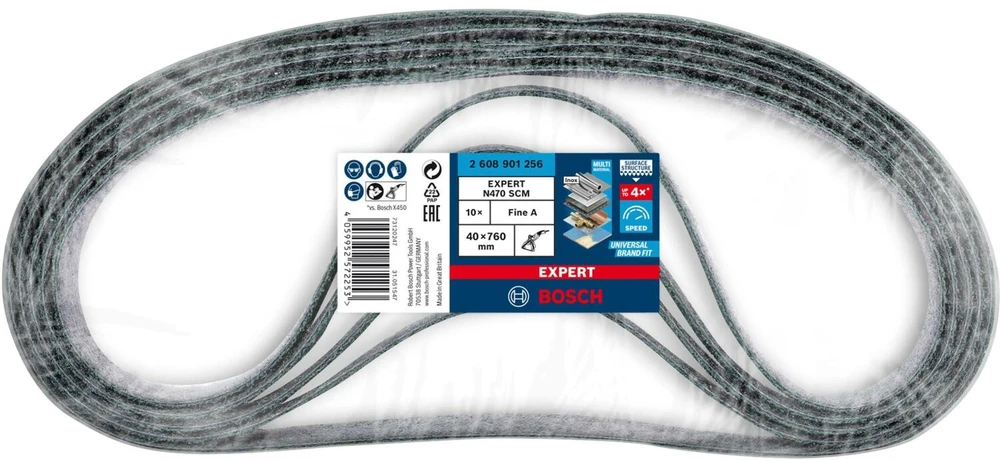 Bosch Expert N470 2608901256 Schleifband ungelocht L x B 760 mm 40 10 St.