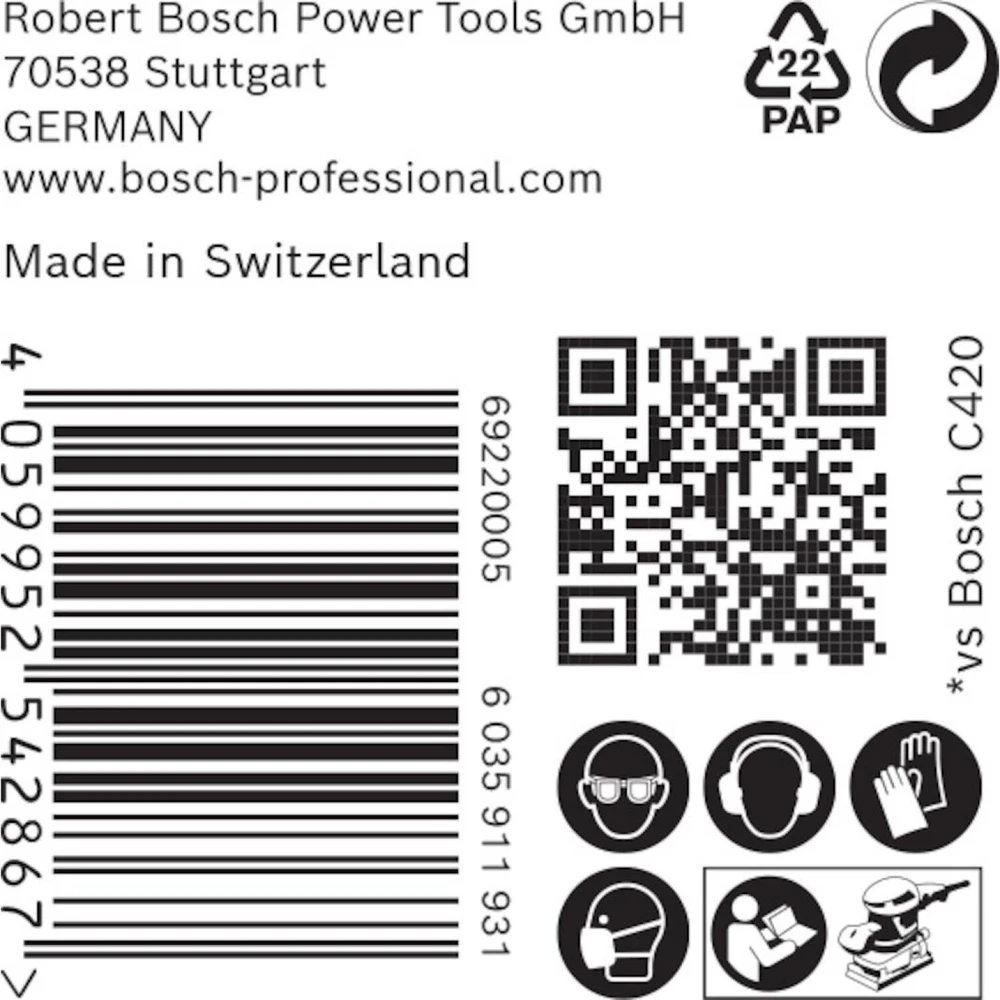 Bosch PAPIER 115*230 G240 50PC BEST FOR WOOD 14 OTWOROW EXPERT