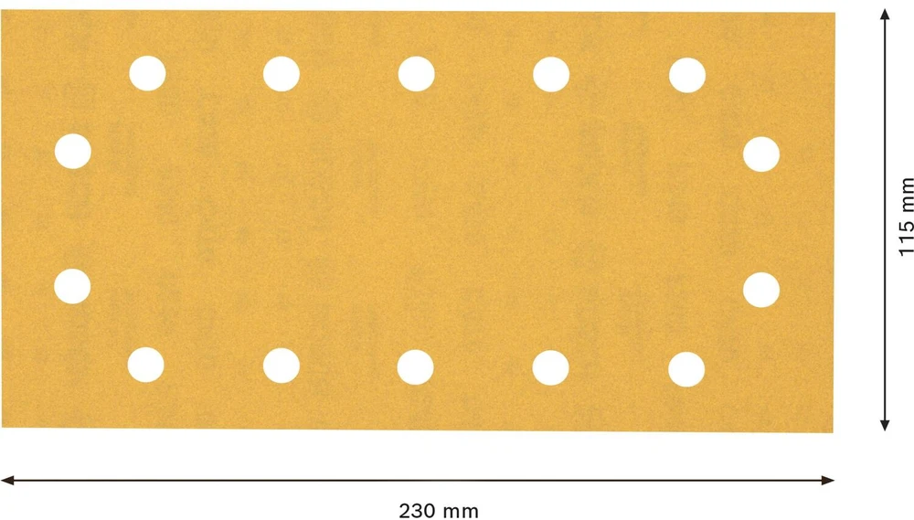 Bosch PAPIER 115*230 G240 50PC BEST FOR WOOD 14 OTWOROW EXPERT