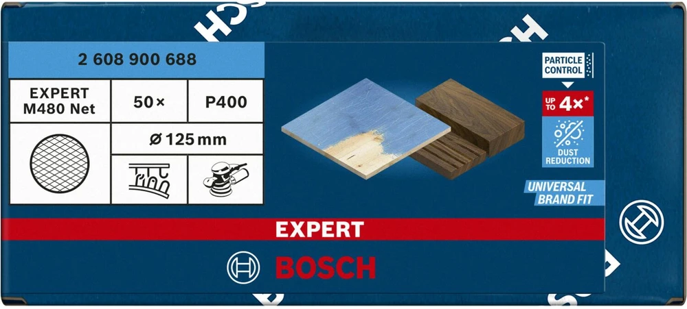 Bosch Netzschleifscheibe Expert M480 125mm K400 50x