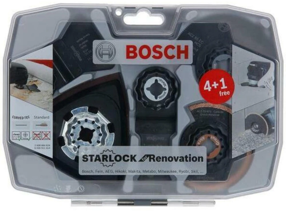 5 dalių priedų komplektas Bosch 2608666151
