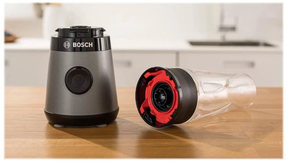 Bosch MMB2111S Serija 2, Trintuvas, VitaPower, 450 W, Sidabrinės