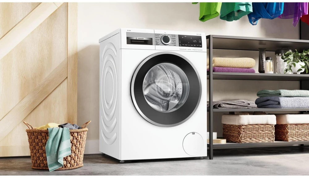 Skalbimo mašina Bosch WGG244F40 Serie 6 (baltas/juodas, 60 cm)